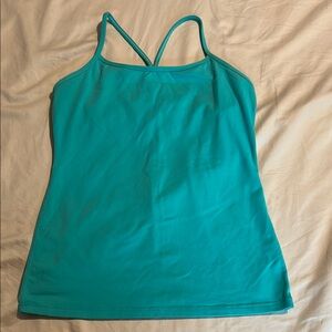 lululemon athletica teal power y tank